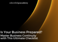 Master Business Continuity with This Ultimate Checklist