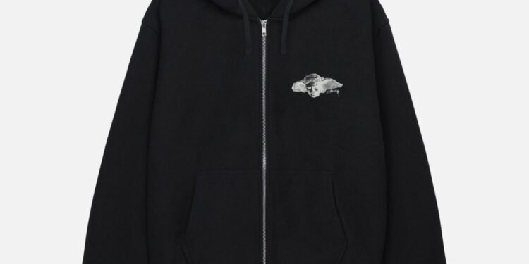 BLACK HYPNOS ZIP HOODIE