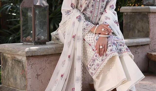 Maria B and Bareeze Dresses at Riwaj Dresses