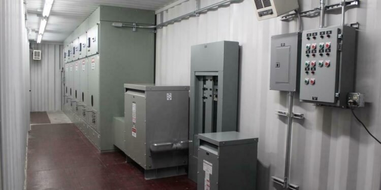 Power distribution containers