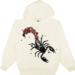 Sp5der x Mariah The Scientist Scorpion Hoodie Cream