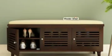 Space-Saving Wooden Shoe Rack Designs for Entryways