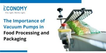 Vacuum pumps in food processing