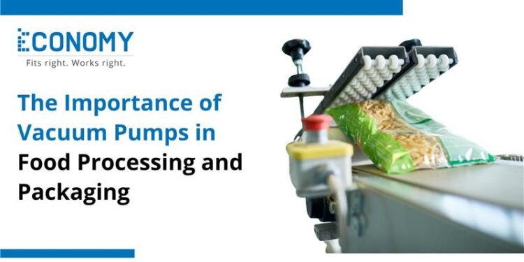 Vacuum pumps in food processing
