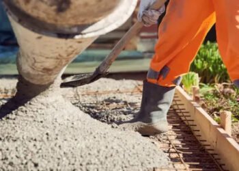 concrete installation