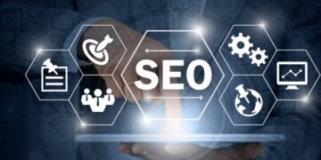 SEO or Search Engine Optimazation information being displayed