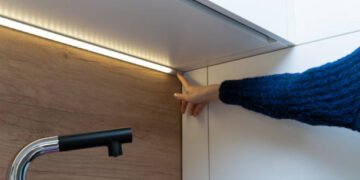 install under-cabinet lighting
