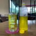 Cool chrysanthemum water in a glass for drinking to quench thirst.
